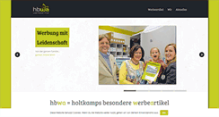 Desktop Screenshot of hbwa.de